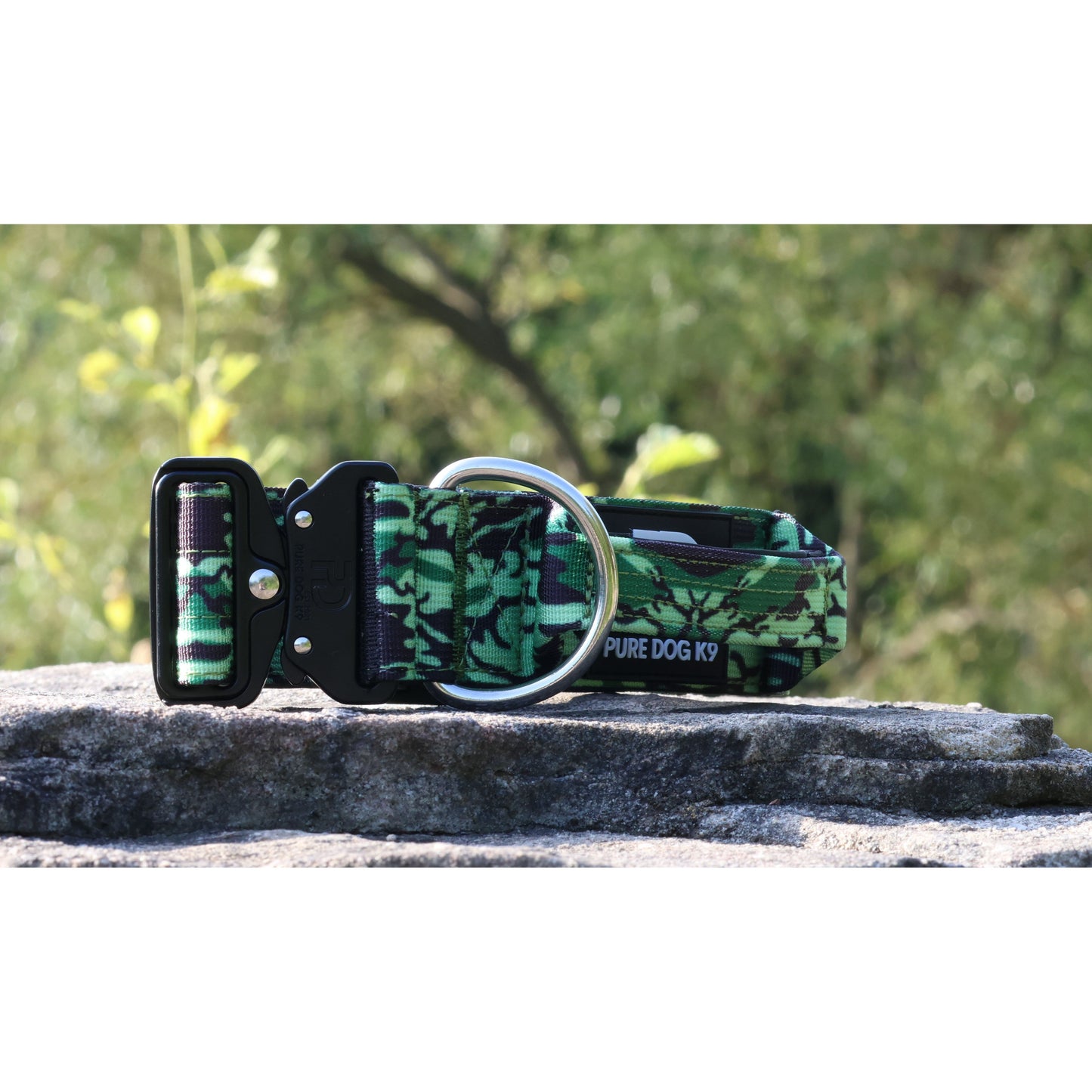 5cm Tactical Collar Green Camo