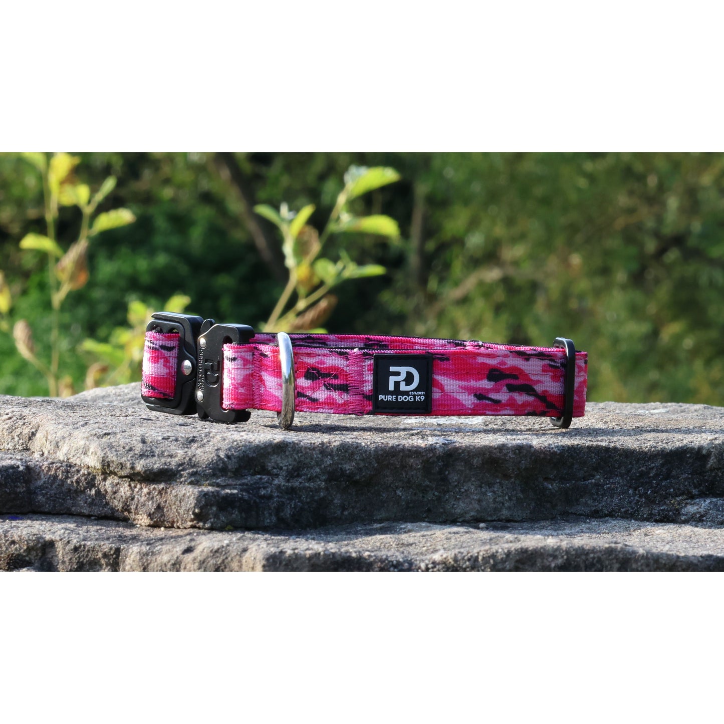 2.5cm Tactical Collar Pink Camo