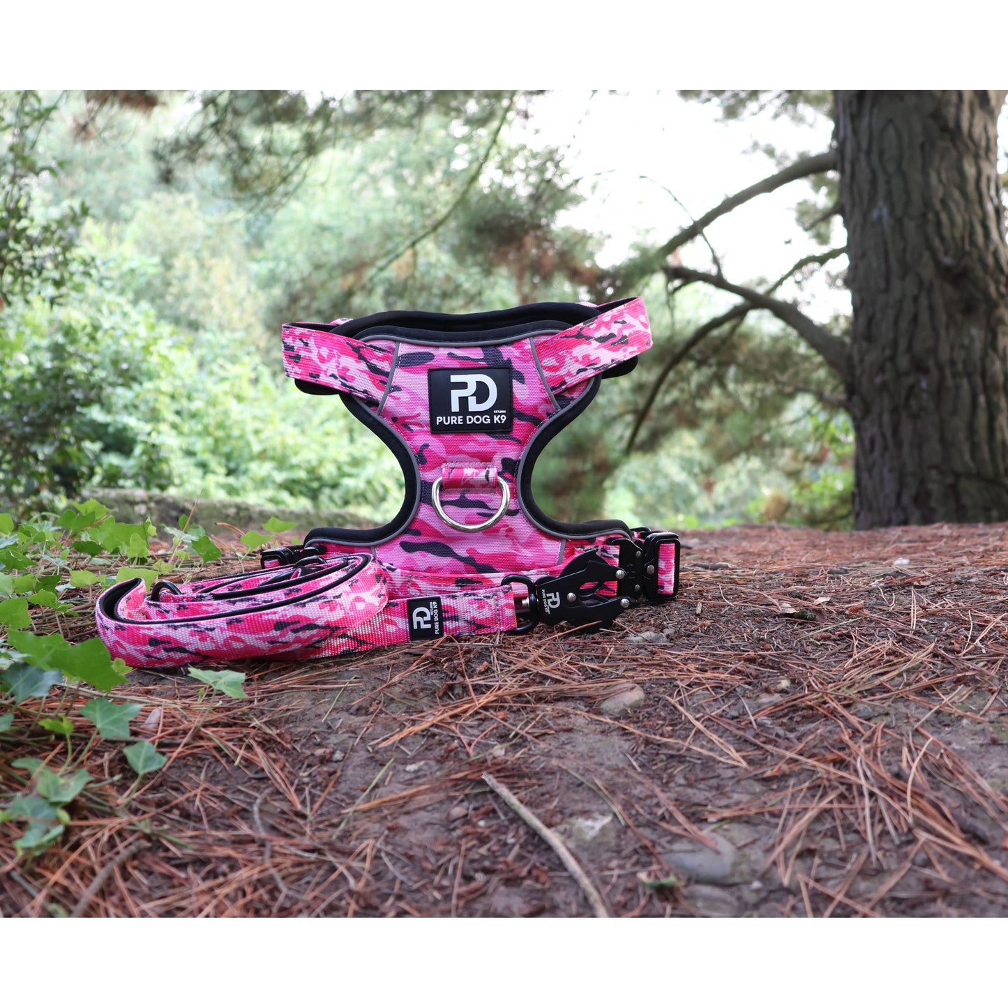 Pink Camo Comfort Harness Set