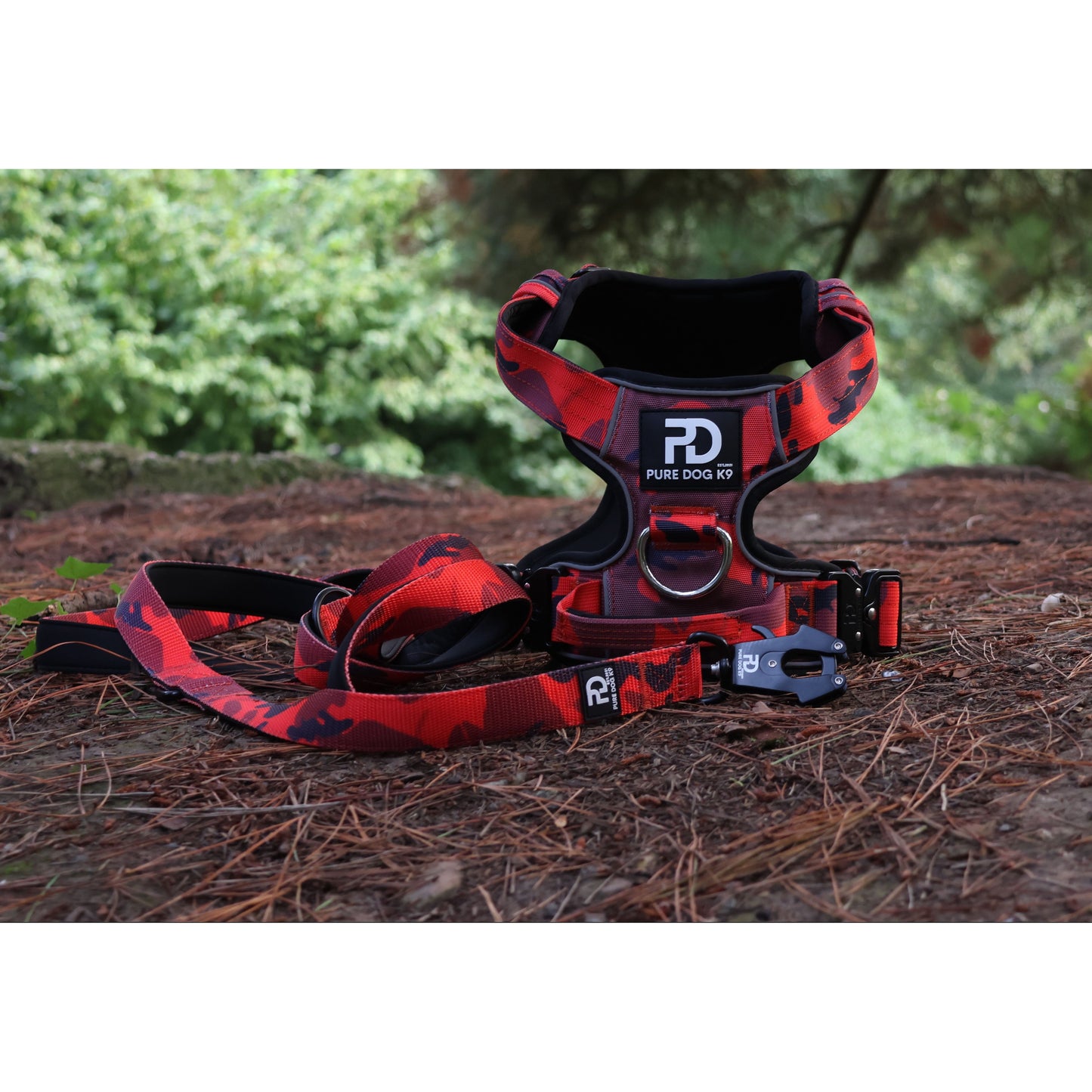 Red Camo Comfort Harness Set